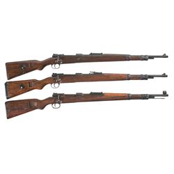 Three Mauser Rifles