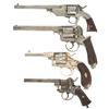 Image 1 : Four Antique Revolvers