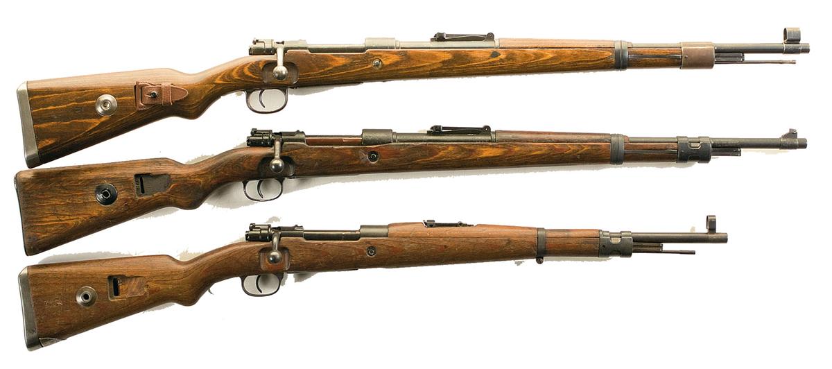 Three WWII Nazi Bolt Action Rifles