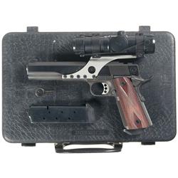 Caspian Arms Model 1911 Semi-Automatic Pistol with Red Dot Sight, Case and Extra Magazine