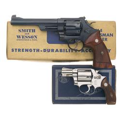 Two Boxed Smith & Wesson Revolvers
