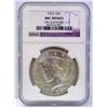 Image 1 : 1923 US Silver $1 "Peace" 1oz NGC UNC