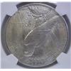 Image 5 : 1923 US Silver $1 "Peace" 1oz NGC UNC