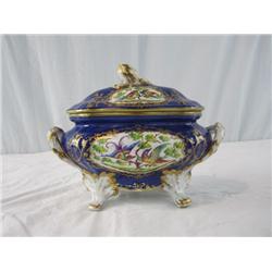 A14-153 SEVRES PORCELAIN COVERTUREENS