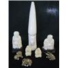 Image 1 : A4-3 LOT OF 8 ASSORTED IVORY ITEMS