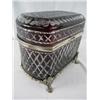 Image 3 : C45-12 CRYSTAL BOX RUBY CUT TO CLEAR