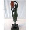 Image 1 : A44-15 ART DECO SPELTER FIGURAL LAMP