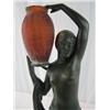 Image 2 : A44-15 ART DECO SPELTER FIGURAL LAMP