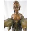 Image 4 : A44-5 ORIGINAL ART NOUVEAU SPELTER FIGURAL LAMP