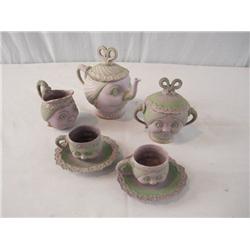 A45-31 RARE SHAFER & VATER QUEEN VICTORIA TEA SET