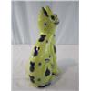 Image 3 : A44-39 GALLE STYLE CERAMIC CAT WITH GLASS EYES