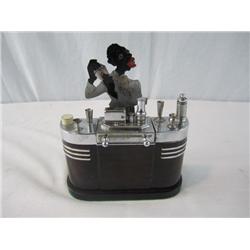 A45-29 RARE RONSON BLACK BARTENDER CIG LIGHTER