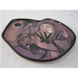 A17-8 PILLIN 50s POTTERY DISH