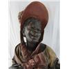 Image 5 : A17-12 BLACK AMERICANA SPELTER BUST OF WOMAN