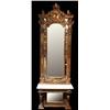 Image 1 : A14-40 GILDED FRENCH CONSOLE WITH MIRROR