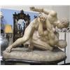 Image 2 : A43-1 ITALIAN TERRA COTTA WRESTLERS ON MARBLE BASE
