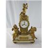 Image 1 : A43-18 SIGNED LINKE MARBLE & DORE BRONZE CLOCK