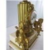 Image 3 : A43-18 SIGNED LINKE MARBLE & DORE BRONZE CLOCK
