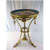 Image 1 : A43-5 ROUND SEVRES TABLE WITH BRONZE BASE
