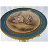 Image 8 : A43-5 ROUND SEVRES TABLE WITH BRONZE BASE