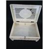 Image 4 : A14-79 ANTIQUE IVORY BOX WITH FILIGREE