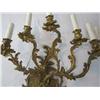 Image 3 : A44-32 PAIR OF BRONZE 5 ARM WALL SCONCES