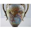 Image 3 : A14-51 SMALL SEVRES STYLE COBALT BLUE URN