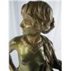 Image 8 : A31-5 ART NOUVEAU BRONZE GIRL WITH MANDOLIN