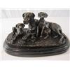 Image 1 : A44-34 BRONZE GROUP OF DOGS