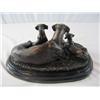 Image 3 : A44-34 BRONZE GROUP OF DOGS