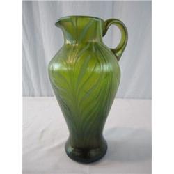 A44-28 SIGNED ART NOUVEAU PITCHER