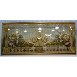A14-96 LARGE NEEDLEPOINT FRAMED PANEL
