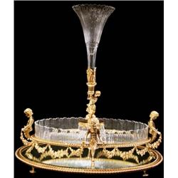 A14-18 BACCARAT CRYSTAL CENTERPIECE