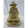 Image 1 : A43-17 FRENCH ONYX & GOLD DORE CLOCK