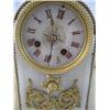 Image 3 : A43-17 FRENCH ONYX & GOLD DORE CLOCK