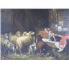 Image 5 : A6-7 BOY WITH SHEEP OIL PAINTING SIGNED