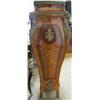 Image 1 : A43-8 PAIR OF BRONZE & WOOD PEDESTALS