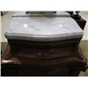 Image 2 : A43-8 PAIR OF BRONZE & WOOD PEDESTALS