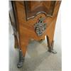 Image 4 : A43-8 PAIR OF BRONZE & WOOD PEDESTALS