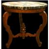Image 1 : A14-45 CHARLES X ROUND INLAID MARBLE TABLE