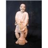 Image 1 : A14-116 JAPANESE IVORY STANDING MAN WITH FISH