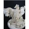 Image 2 : A14-76 SMALL EUROPEAN IVORY HORSE & RIDER
