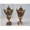 Image 1 : A32-8 PAIR OF MARBLE URNS WITH BRONZE ORMOLU