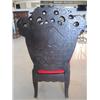 Image 6 : A44-19 CHINESE CARVED DRAGONS THRONE CHAIR