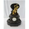 Image 1 : A43-3 ART NOUVEAU BRONZE CLOCK