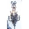 Image 1 : A14-6 SOLID BRONZE PATINATED 5 LIGHT SCONCE
