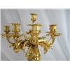 Image 4 : A47-3 PAIR OF DORE BRONZE CANDELABRAS
