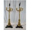 Image 1 : D35-1 PAIR OF FRENCH BRONZE CANDELABRAS