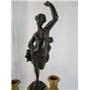 Image 4 : D35-1 PAIR OF FRENCH BRONZE CANDELABRAS