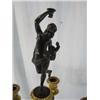 Image 5 : D35-1 PAIR OF FRENCH BRONZE CANDELABRAS